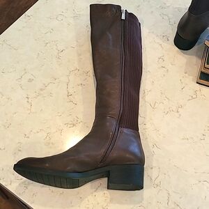 KENNETH COLE REAL LEATHER Brown Riding Boots Ladies Size 11M